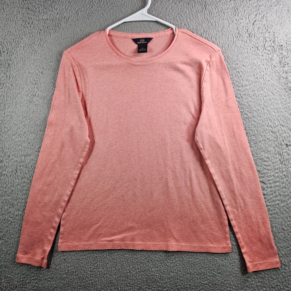 Brooks Brothers Pink Long Sleeve Tee